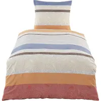TRAUMSCHLAF Flanell Bettwäsche Sevilla 240x220 cm + 2x 80x80 cm