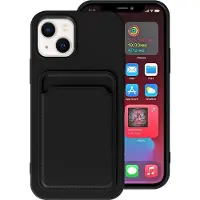 König Design Hülle Handy Schutz für Apple iPhone 14 Serie Case Cover Bumper Kartenfach Etuis