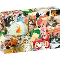 Enjoy Puzzle Puzzle mit 1000 Teilen Enjoy – Neugierige Katzen
