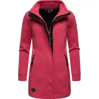 Ragwear Sweatjacke "Letrice Bonded" Elegante Zip-Jacke mit hohem Kragen in Feinstrickoptik