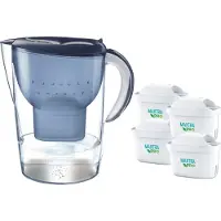 Brita Marella XL Kanne + 4 Ins. Maxtra blau (1056038)