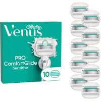 Gillette Venus Ersatzklingen Rasierer Damenpflege ComfortGlide Sensitive sanft pflegend 10 Stück