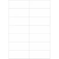 Schäfer Shop Universal-Etiketten, 105,0 x 42,3 mm, Permanentkleber, 1400 Stück
