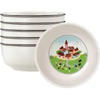 Villeroy & Boch Schale "Dessertschalen Design Naif ø 13 cm 6er Set bunt", bunt, Schüsseln, Schale