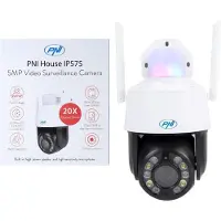 Pni Videoüberwachungskamera House IP575 5MP WiFi mit IP, optischer Zoom 20x, Varioobjektiv
