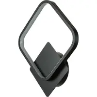 Licht-Erlebnisse LED Wandleuchte Aluminium neutralweißes Licht 4100 K 920 lm H: 29 cm Schwarz eckig Wandlampe
