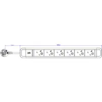 Bachmann 350.031 PRIMO 2 6xUK 2,0m UK 350031