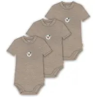 Normani 3er Set Baby Merino Kurzarmbody „Tihoi" - 9315