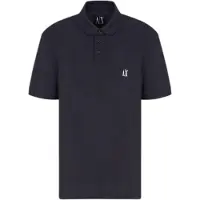 Armani Exchange für Herren. XM000367AF13022UB101 Marineblaues Kurzarm-Poloshirt (M), Lässig, Baumwolle