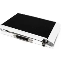 Wiltec Hunderampe faltbar 244x48cm 123x49cm 110kg Aluminium Haustierrampe