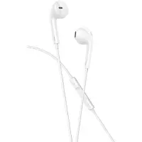 XO Kabelgebundene In-Ear-Kopfhörer mit USB-C Anschluss 1,2m aus flexiblem Silikon Weiß