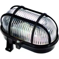 As Schwabe Ovalleuchte, 60 W, schwarz