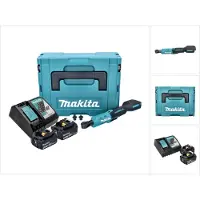Makita DWR 180 RMJ Akku Ratschenschrauber 18 V 47,5 Nm 1/4" 3/8" + 2x Akku 4,0 Ah + Ladegerät + Makpac