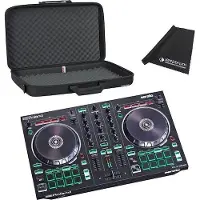 Roland DJ-202 USB-DJ-Controller mit Tasche und Tuch