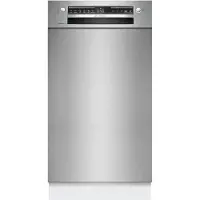 Bosch Serie 4 SPU4HMS10E, Unterbau, Single (45 cm breit), Edelstahl, Schwarz, Tasten, 1,75 m