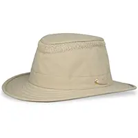 Tilley Hut Airflo Medium Brim LTM5 Unisex Khaki Olive-Größe 57