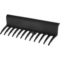 Kerbl 29244 Boxenrechen, 40cm Breite, Schwarz