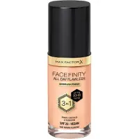 Max Factor Facefinity All Day Flawless 3 in 1 Foundation SPF 20 N45 Warm Almond 30 ml