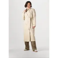 Notre-V Damen Jacken Nv-fae Long Coat - Beige - Größe XL