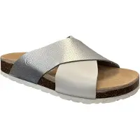 Rohde Flip Flops Elba 1713 Damen Silver-Schuhgröße 38