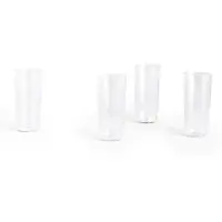 HAY Wasserglas Angle Glass Tall H13 Clear (4er-Set)
