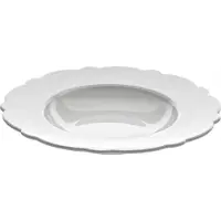 Alessi Suppenteller Dressed White Porzellan 23,3 cm (Set von 4 Stück)