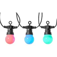 Nedis SmartLife-Dekorationsleuchten - Party-Lichter - Wi-Fi - RGB / Weiss - 20 LED's - 10.0 m - Android / IOS - Lampendurchmesser: 50 mm