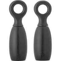 Bloomingville Martim Salz & Pfeffermühle, Schwarz, Gummibaum 2 Stück
