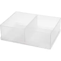 Raaco 80 2xBA6-1 Sortimentskuffert-indsats (B x H x T) 220 x 69 x 160 mm 1 stk