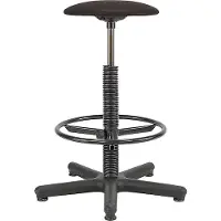 EDE Hocker Goliat + Ring Kunstleder schwarz