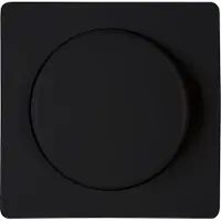 Kopp Paris schwarz matt Schalterprogramm Rahmen, Schalter, Steckdosen, etc. Abdeckung Dimmer Nr.2