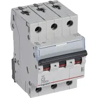 Legrand 403538 TX3 Leitungsschutzschalter C-Charakteristik, 2A, 3-polig, 6kA, 400VAC, 3TE