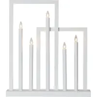 Star Trading Frame Adventskerzenhalter Weiß
