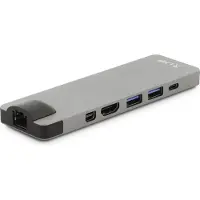 LMP 17113, USB 3.2 Gen 1 (3.1 Gen 1) Type-C, Grau, MicroSD (TransFlash), SD, HDMI, RJ-45, USB 3.2 Gen 1 (3.1 Gen 1) Type-A, mini DisplayPort, Aluminium, USB