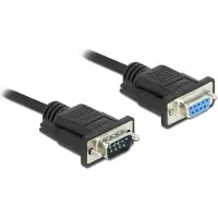 DeLOCK Verlängerungskabel RS-232 DB9, f-m 0.5 m