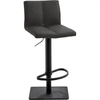Mayer Bar-/Tresenhocker 1285 Gestell schwarz Sitzschale schwarzgrau