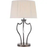Elstead Lighting Elstead Pimlico Tischleuchte E27 Dunkle Bronze Elfenbein