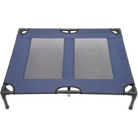 PawHut Hundebett Hundeliege Outdoor Katzenbett Haustierbett Metall 600D Oxford