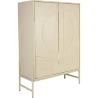 Zuiver Faces Kabinett Metall/Eichenfurnier Beige 100x45 cm