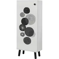 Kalune Design | Schuhschrank Vegas Wit Hout 50x38x135 cm | NADUVI