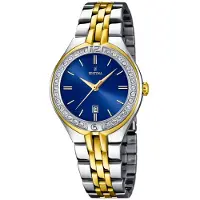 Festina Uhr Damen silber gold Armband Edelstahl UF16868/3