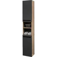 Bega BBK Vista Hochschrank Holzwerkstoff Schwarz matt