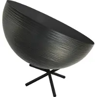 Licht-Erlebnisse Tischleuchte E27 42 cm Schwarz Metall Vintage Tischlampe