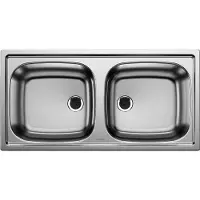 BLANCO SOLIDO Einbauspüle Top EZ 8 x 4 Edelstahl