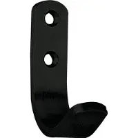 Technik Team Mantelhaken Macoba Breite 18 mm, Höhe 66,5 mm, Eisen schwarz matt
