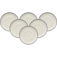 Villeroy & Boch Untertasse "Kaffee- / Teeuntertassen Design Naif ø 15 cm 6er Set bunt"