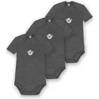 Normani 3er Set Baby Merino Body Kurzarm „Tauranga" - 9291