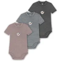 Normani 3er Set Baby Merino Kurzarmbody „Tihoi" - 9323