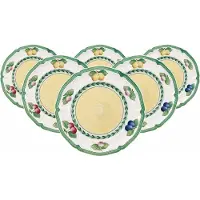 Villeroy & Boch Brotteller "Brotteller French Garden Fleurence ø 17,4 cm 6er Set bunt"