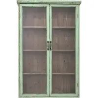 Bloomingville Kreative Sammlung Hazem Schrank | Grün | Lindenholz | 82049402